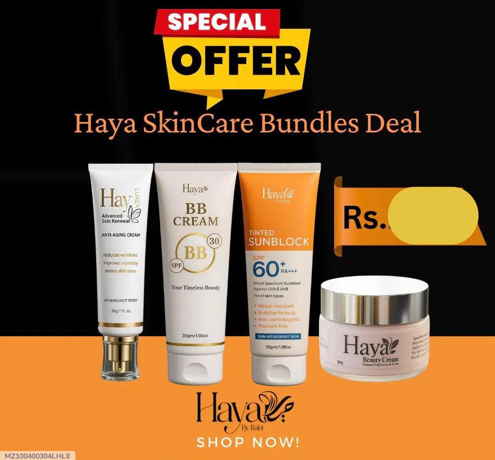 4 in 1  HAYA SKIN CARE BUNDLED DEAL