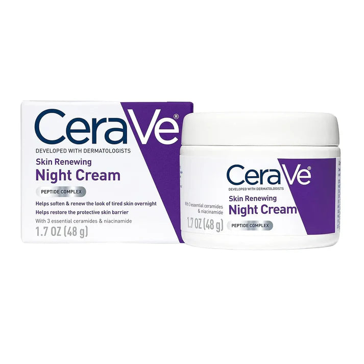 CeraVe 4 in 1 Skincare Kit Night Cream, Sunblock, Cleanser & Serum